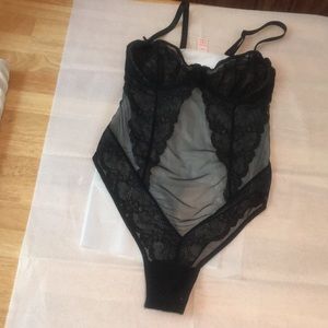 Victoria’s Secret Black Lace Teddy
